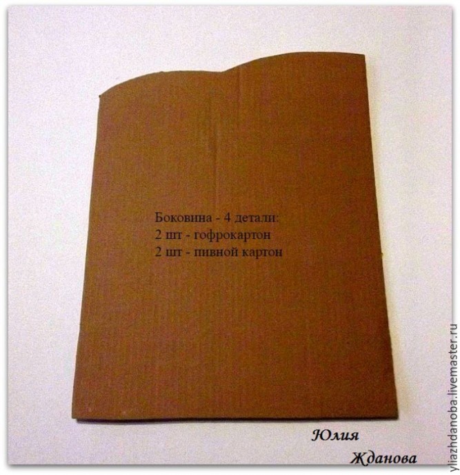 Делаем из картона вместительный комод с выдвижными ящичками для рукоделия
