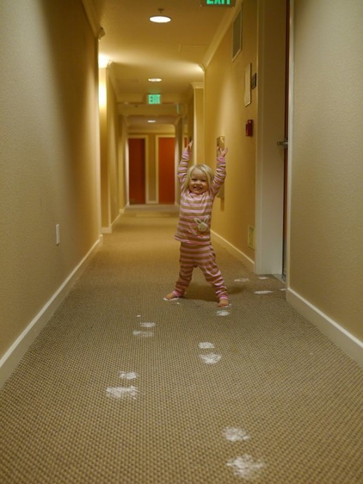 ​Делаем правдоподобные следы Деда Мороза