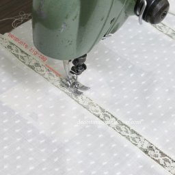 Как сделать вставку из кружева