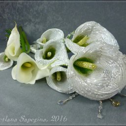 Каллы из бисера