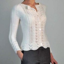 Кардиган "Вьющаяся роза"