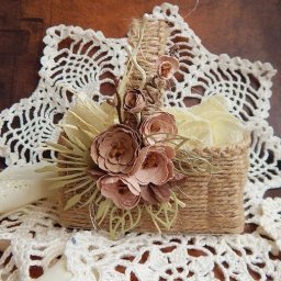 ​Корзиночка в эко-технике