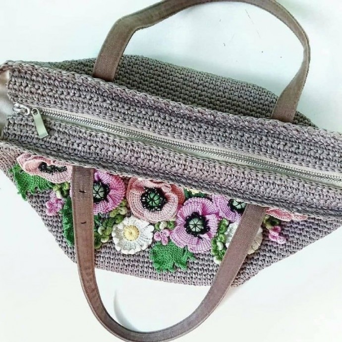 Красивая сумочка крючком