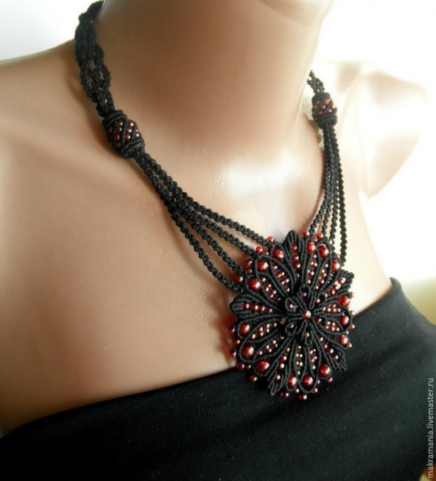 Плетем объемную бусину в технике макраме Плетем объемную бусину в технике макраме