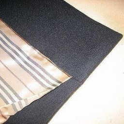 Соединение угла подборта жакета с подкладкой: мастер-класс