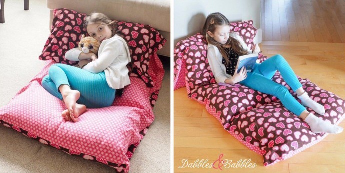 Матрас на все случаи жизни из ткани и подушек: мастер-класс Матрас на все случаи жизни из ткани и подушек: мастер-класс