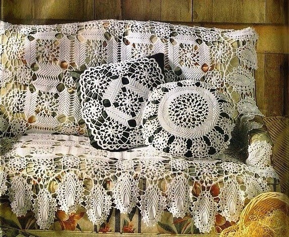 Шикарный вязаный плед Шикарный вязаный плед