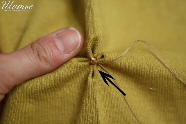 Платье с буфами для девочки из футболки Платье с буфами для девочки из футболки