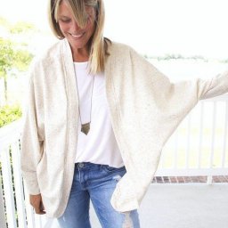 ​Моделирование модного свободного кардигана