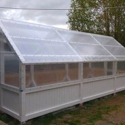 ​Вариант создания большой теплицы своими руками