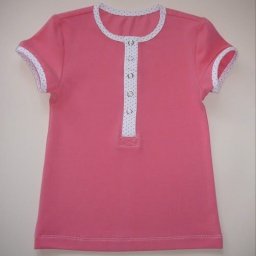 ​Застежка поло без воротника