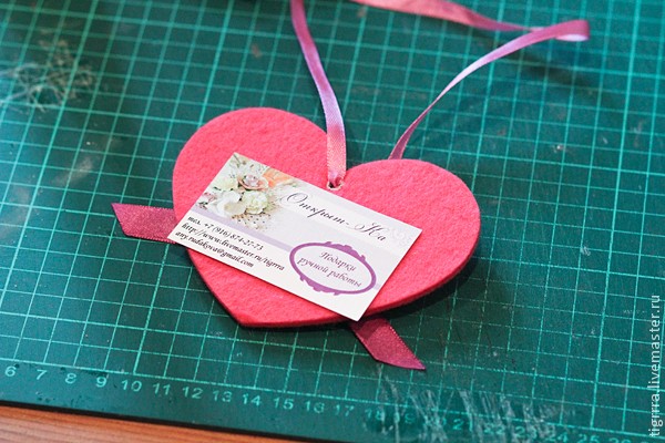 Бирка-визитка: мастер-класс