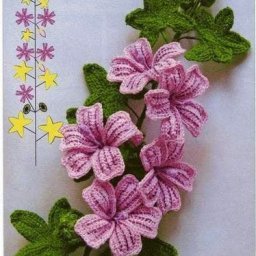 ​Цветочки крючком
