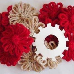 Цветок на шестеренке