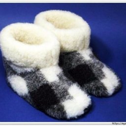 Домашние тёплые сапожки