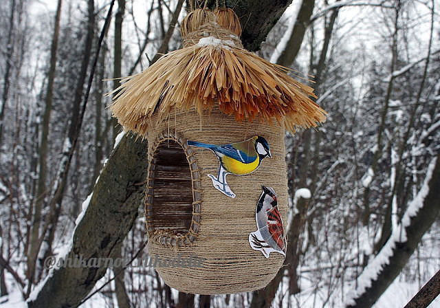 Кормушки из пластиковых бутылей