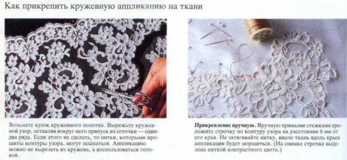 Кружево и кружевные аппликации