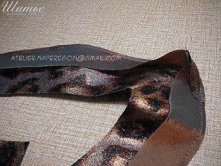 Окантовка края обтачки косой бейкой