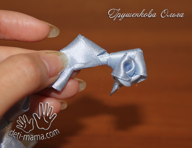 Роза из ленты