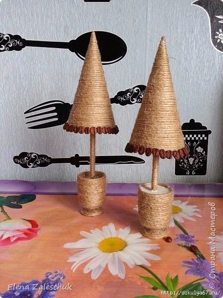 ​Ёлочки из джута