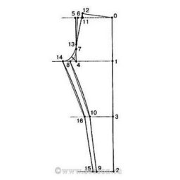 ​Базовая выкройка леггинсов
