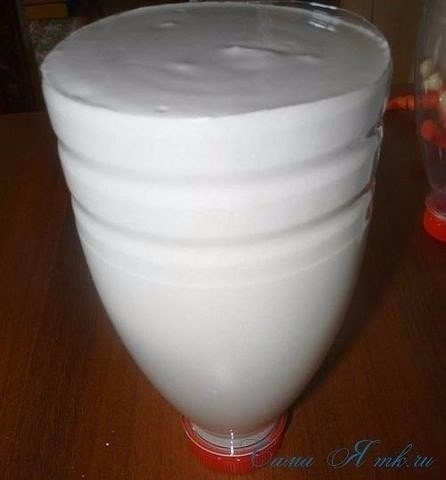 Делаем садовые грибочки из гипса