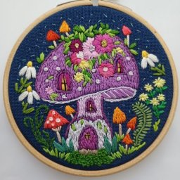 Идеи вышивки, оставленной в пяльцах