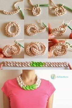 Вязаные украшения