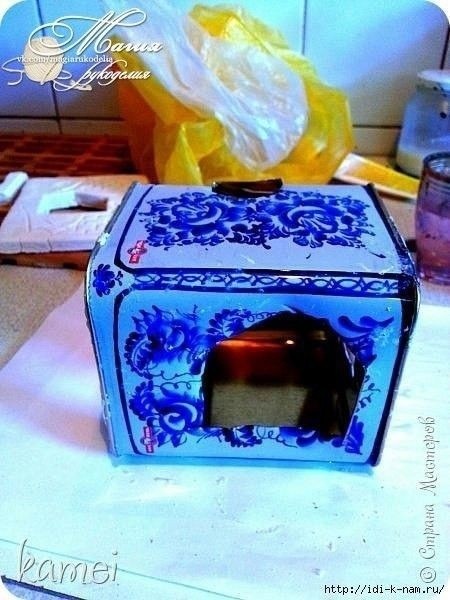 Сказочный домик из соленого теста