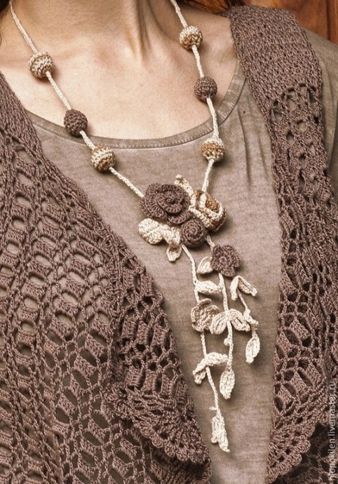 Идеи вязаных украшений Идеи вязаных украшений
