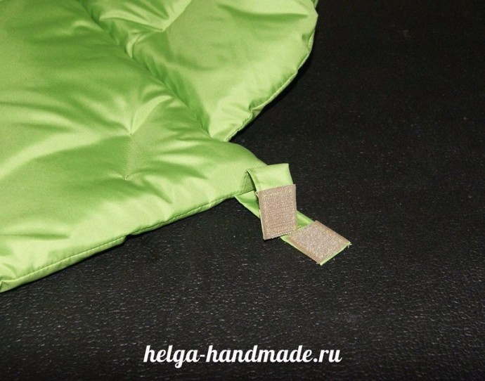 Шьем теплый матрасик для детских санок