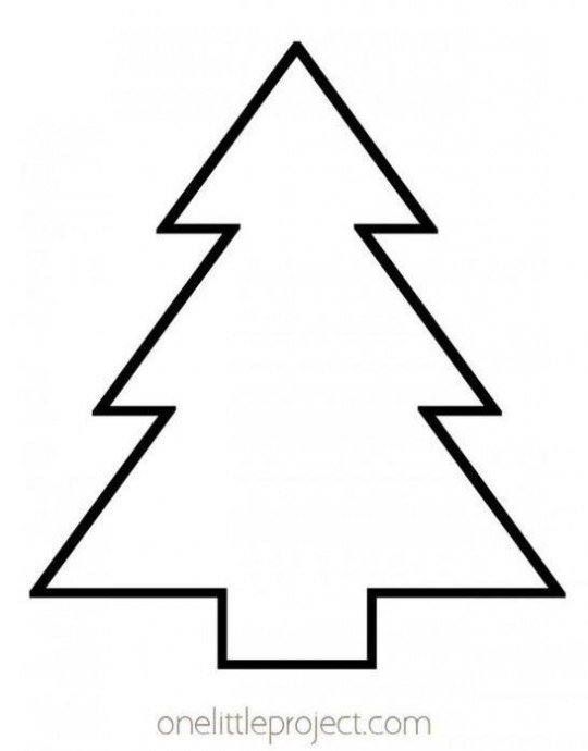 Новогодние елочки из ткани