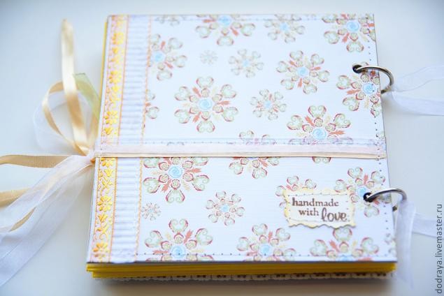 Блокнот на кольцах с твердой обложкой