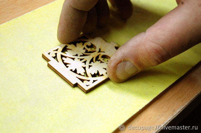 Сборка заготовок для декупажа