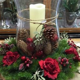 ​Интерьерные композиции со свечами