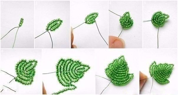 Виноградная лоза из бисера