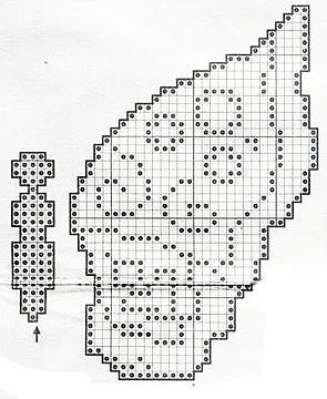 Бабочки крючком