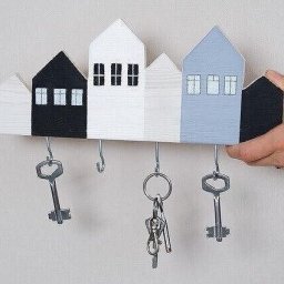 Деревянная ключница