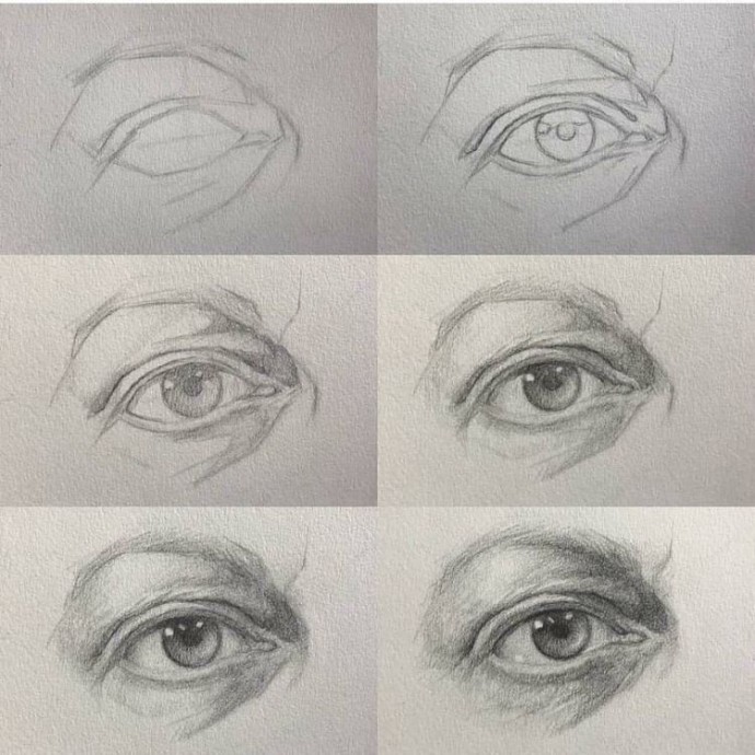 ​Как нарисовать реалистичный глаз