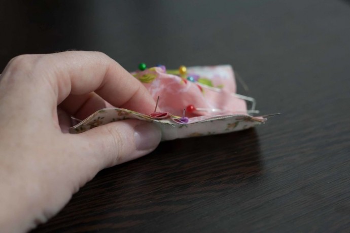 Круглые подушки в технике bubble quilt