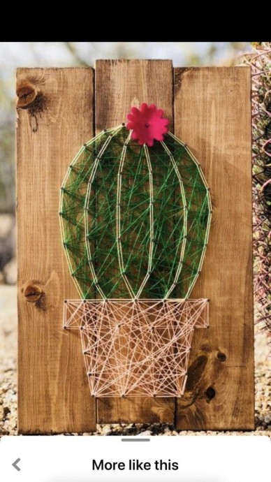 Панно с кактусами