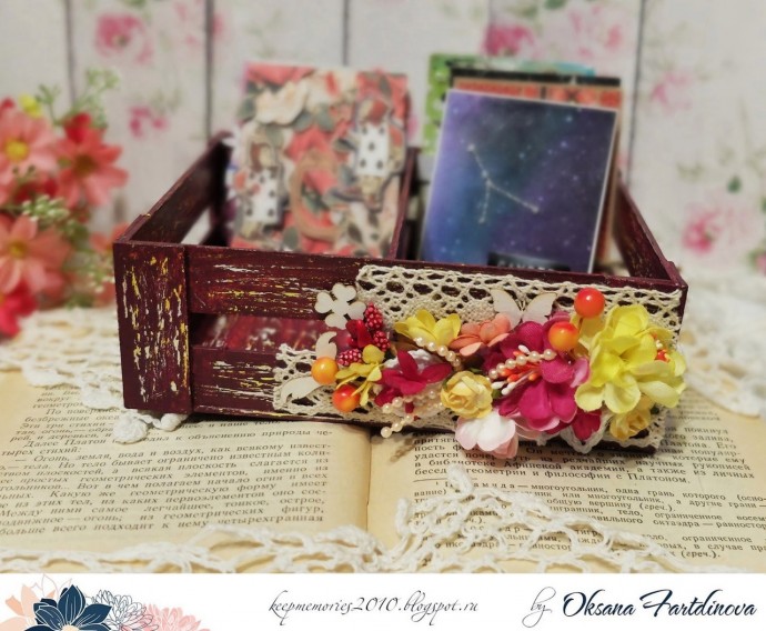 Мастер-класс по ящичку для хранения АТС