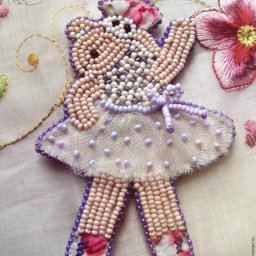 Создаём подвеску для сумки "Мечты о балете"