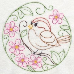 ​Машинная вышивка птичек: идеи для вдохновения