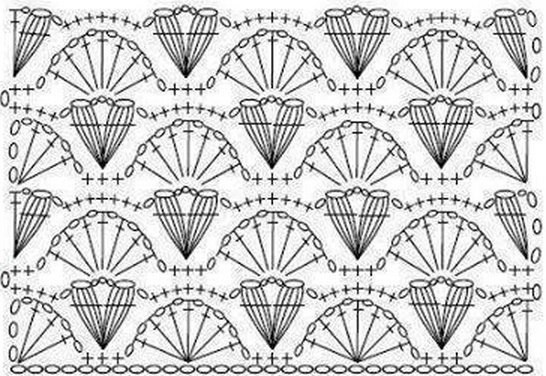 Очень красивые узоры крючком