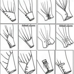 Разные варианты формирования низа рукавов