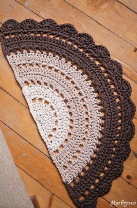 ​Вяжем придверные коврики