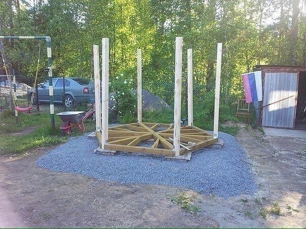 Беседка своими руками