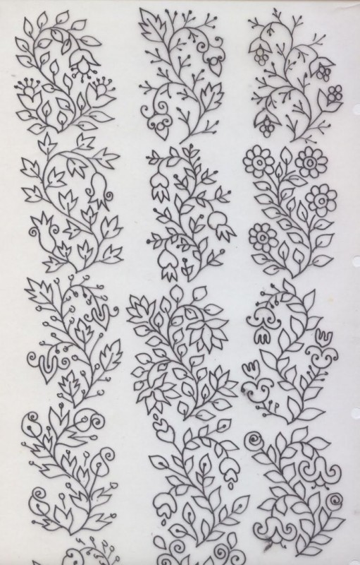 Чудесная цветочная вышивка