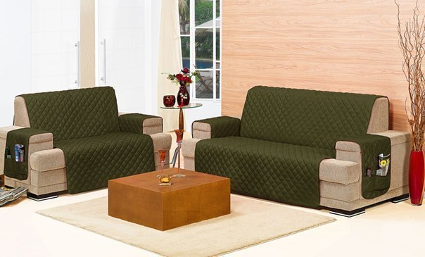 Интересная идея чехла для дивана